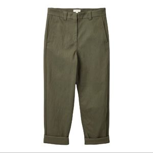 COS Relaxed Khaki Green Chino Trouser Pant